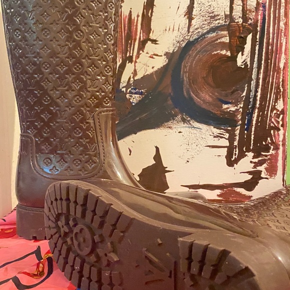 Louis Vuitton Splash Monogram rain boots - Picture 13 of 14